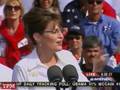 Palin Lectures Hecklers-That-Weren't at Campaign Rally