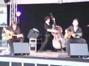 samarabalouf great gypsy jazz trio at evry - paris