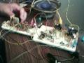 Homemade FM superheterodyne using basic transistors.