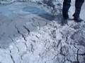 Mud Volcano around Qobustan, Azerbayjan