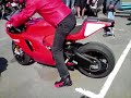 video moto : Dmarrage d'un Ducati...