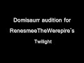My voice over for renesmeethewerepire