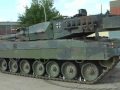 Leopard 2 beim Bremstest