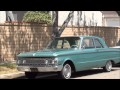 Mercury Comet triple threat of old muscle cars - classic cars along the road in California