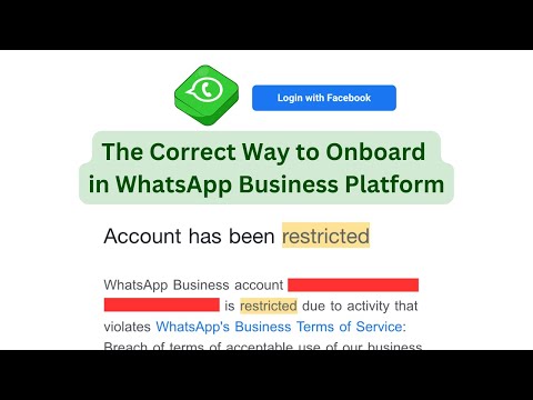 Avoid Meta Business Account/Portfolio Restriction | Correct way to onboard without restriction
