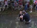 Baptism from Homestead Hollow - CrossPoint Church Picnic, May 24, 2009