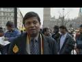 Tamils take to the streets in London