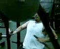 Boo Boo @ The Gym Doing Pectorals