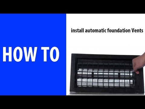 how to replace foundation vent screens