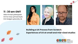 Building UX Process from scratch: Experiences of UX at small & mid-sized studios