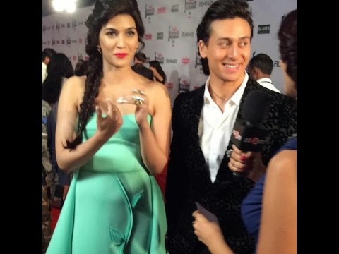 Film Fare Awards 2015 Red Carpet Part 5 - Tiger Shroff, Kriti Sanon