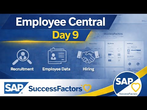 SAP SuccessFactors Employee Central Complete Course Day 9 | Objects