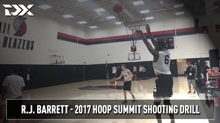 2017 Nike Hoop Summit Shooting Drills: R.J. Barrett