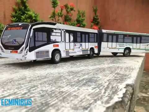 Miniatura de ônibus Marcopolo Viale BRT