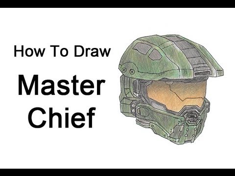 how to draw master chief