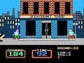 the gameplay of urban champion for nes. created by nintendo.