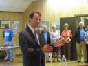 General election kick rally for Jim Cantwell with Rep. Frank Hynes and Rep. Garrett Bradley at Marshfield VFW on 9/28/08.