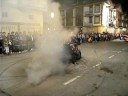 Concentraci�n de motos de Ramales. Ronaldo quemando rueda