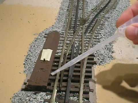 how to ballast o gauge track