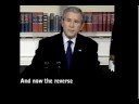 George W. Bush played in reverse (zombies) George W. Bush played in reverse (zombies)
