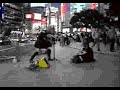 Maria Cross, Shinjuku street performer circa 2005