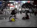 Maria Cross, Shinjuku street performer circa 2005
