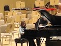 Yuja Wang rehearsing at Boston Symphony Hall