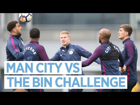 Video: MAN CITY VS THE BIN CHALLENGE