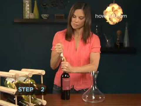 how to properly decant wine