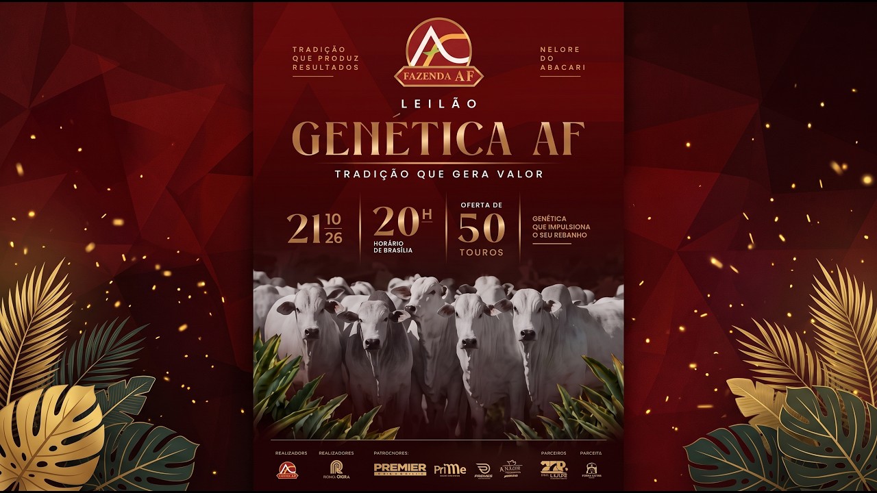 Leilão Genética AF – Etapa Touros