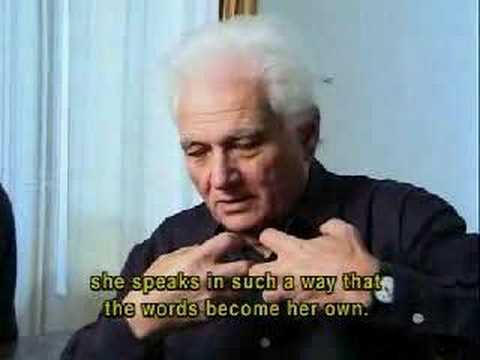 'Speech Is Blind' - Jacques Derrida ...