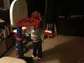 Alex playing basketball