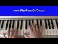 How to play Because of you by Neyo on the Piano