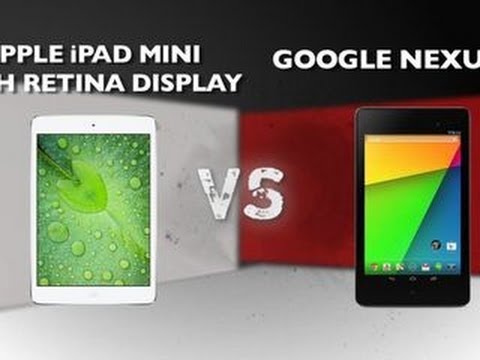 NEW - http://cnet.co/18CRIjO It's an epic battle between the two titans of 7-inch tablets. It's Apple's iPad Mini with Retina display versus Google's New Nexus 7. ...