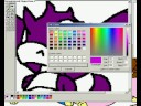 Speed paintin~purple scorchio