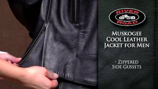 River Road Muskogee Cool Leather Jacket for Men