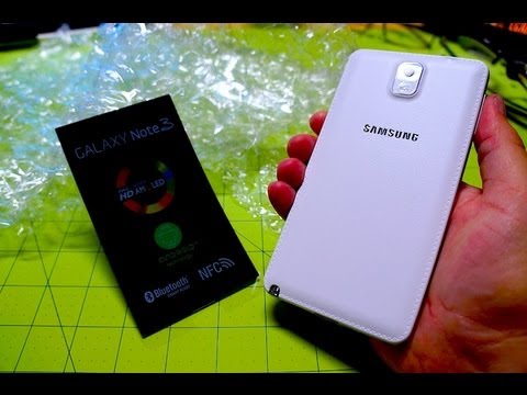Galaxy Note 3 unboxing