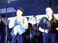 3 ladies from crowd invited to stage with the tams during this number my wife evelyne shows she can still move with the beat.