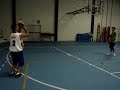 Ciana tira e si rompe il tabellone!!!