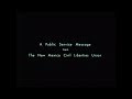 Collection - PSAs from The New Mexico Civil Liberties Union by Godfrey Reggio