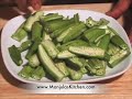 Bhindi Masala - Spicy Okra Recipe by Manjula, Indian Vegetar