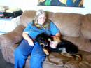 Lily our Rottweiler/Labrador mix foster