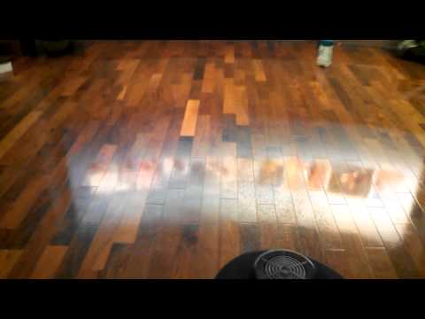how to apply floor wax