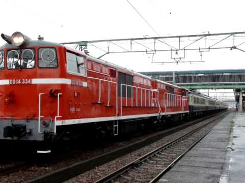 DD14 333[長岡]+DD14 334[長岡]牽引の急行小出銀嶺号　小出