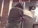 gilbert balushi gets a drink