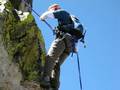 Rappelling the crux