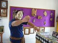 Balinese Mask Maker in Mas Demos His Work