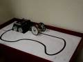Robot fight: line-follower vs sumo robot (Tachka)