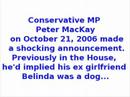 Peter MacKay had sex with Belinda