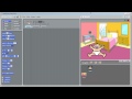 Click here to watch this video Baby & Ball Scratch game 01 create background and sprites